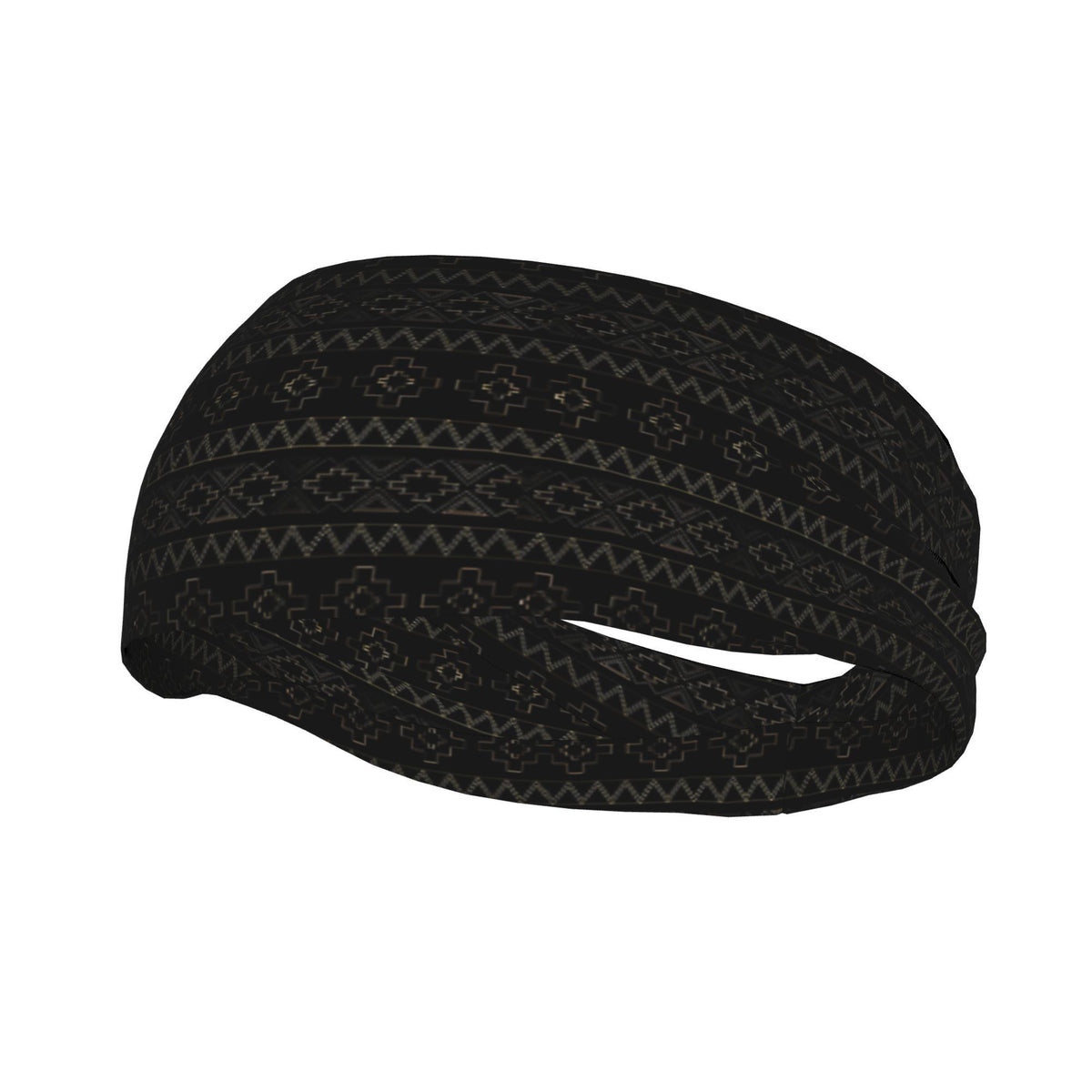 Boho Unisex Sports Headband Sweat Wicking Stretchy Breathable Polyester
