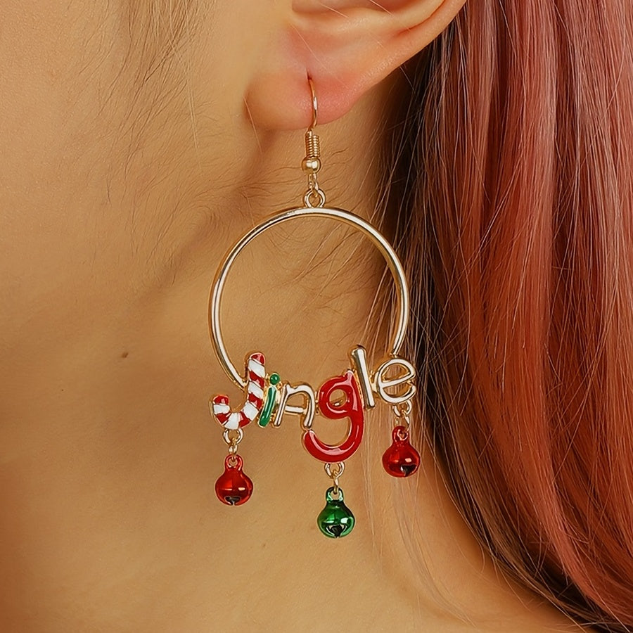 Christmas Bell Earrings - Lovely Holiday Gift for Her