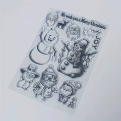 Christmas Series Transparent Stamp Party Supplies