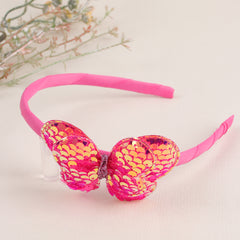 Sequin Butterfly Hairband for Kids