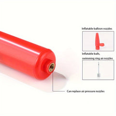 6 inch Portable Manual Plastic Inflator for Inflatables
