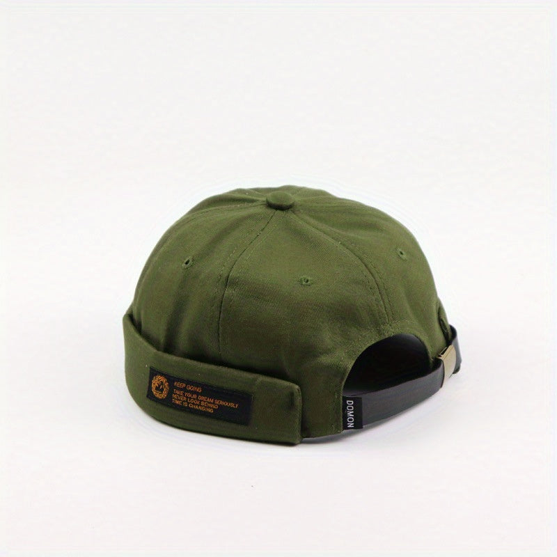 Hip Hop Melon Leather Hat for Couples
