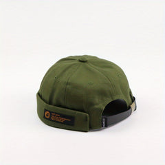 Hip Hop Melon Leather Hat for Couples