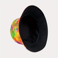 Tie Dye Fisherman's Hat Vintage Print Sunshade Outdoor Fishing