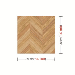 10pcs Floor Tile Sticker Self-adhesive Waterproof Wall Sticker Bedroom Accessori