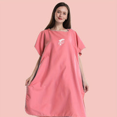 Microfiber Surf Poncho Changing Robe Towel Unisex Bathrobe