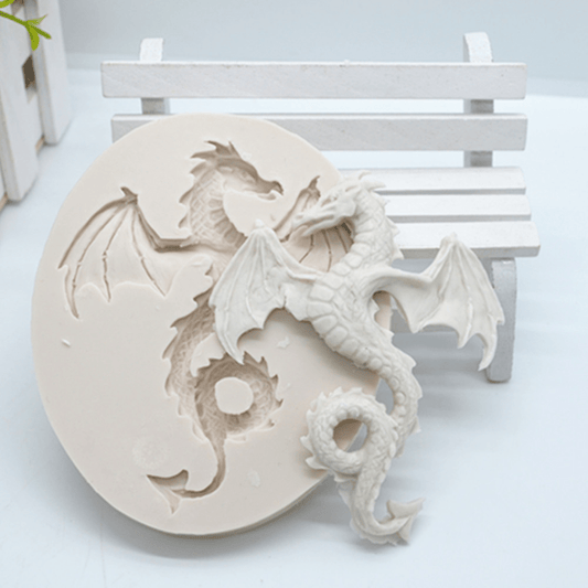 3D Dragon Silicone Resin Molds Pastry Fondant Mould