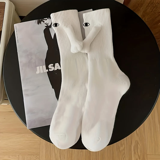Creative Funny Socks with Magnetic Hand Dolls