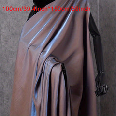 Glass Silk Gradient Fabric Pleated Anti Wrinkle Smooth Silky Pants Skirt Fabric