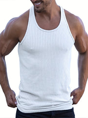 Men's Quick Dry Tank Top Mid Stretch Sleeveless Shirt