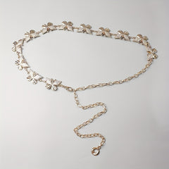 Y2K Butterfly Metal Waist Chain Belly Chain for Women