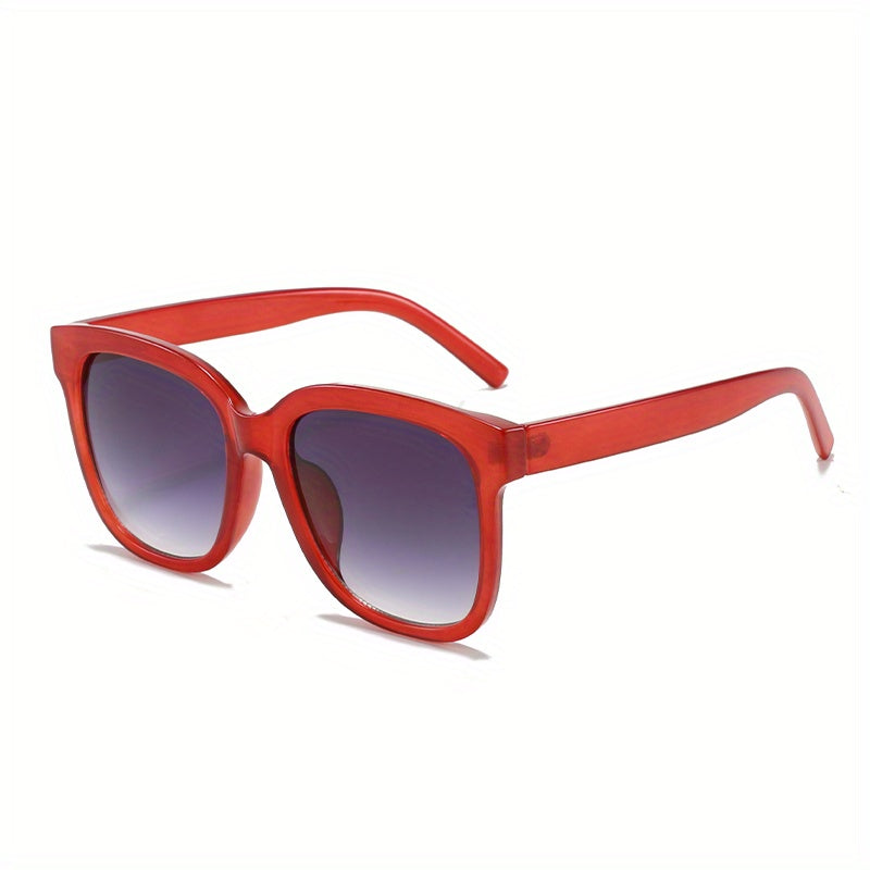 Large Oval Polarized Sunglasses Vintage Women Sunshade Eyeglasses