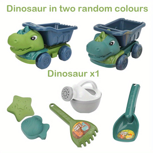 6pc Children's Engineering Vehicle Beach Toy Set Boys Girls Summer Water Play