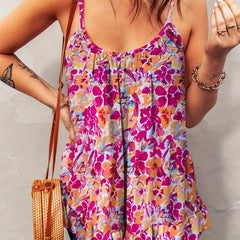 Floral Print Cami Top Summer Sleeveless Top Women's Clothing