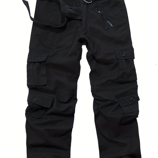 Men's Loose Washed Cargo Jeans Plus Size