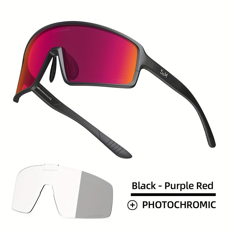 TR90 Frame Sports Glasses Photochromic Cycling Glasses