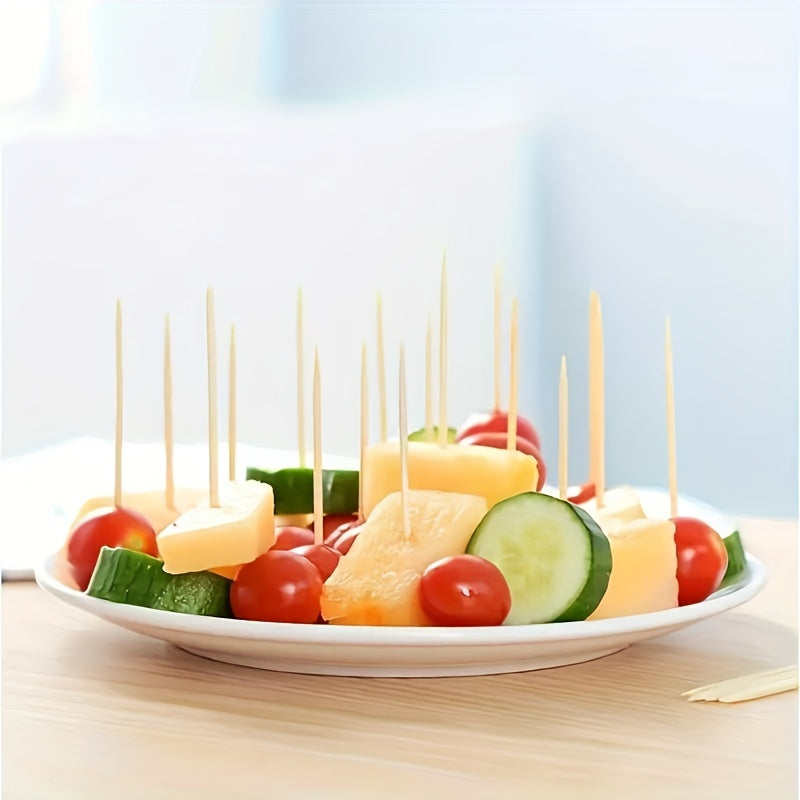 200pcs Disposable Bamboo Toothpick for Outdoor Use and Oral Hygiene