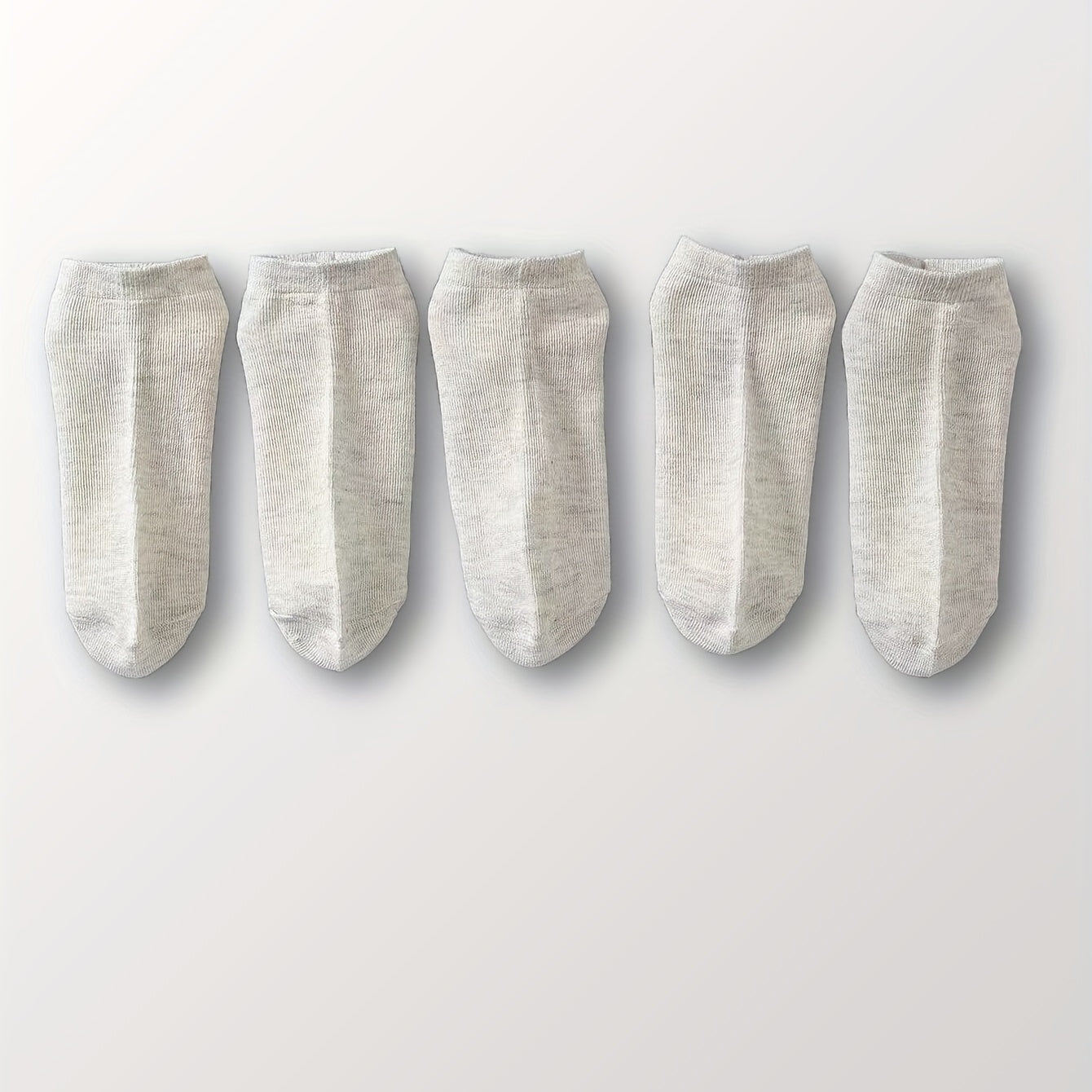 10 Pairs Low Cut Solid Socks Soft & Comfy Women's Stockings