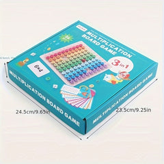 Wooden 3 in 1 Math Board Game for Kids