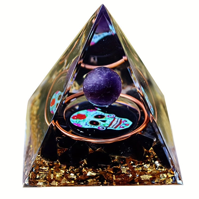 Natural Crystal Stone Pyramid Healing Energy Reiki Chakra Meditation