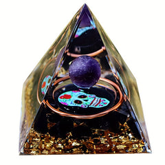 Natural Crystal Stone Pyramid Healing Energy Reiki Chakra Meditation