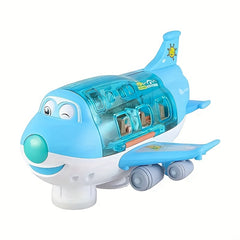 Transforming Airplane Toy with 360 Rotating Pink & Plastic Planes