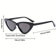 Triangle Cat Eye Sunglasses Anti Glare UV400