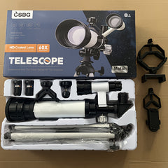 Kids Telescope with Tripod Stand 60X Magnification ABS Material