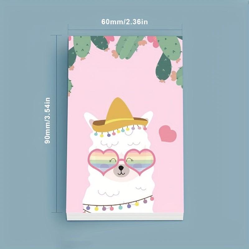 Alpaca Cartoon Sticker Set for Office and Student Stationery