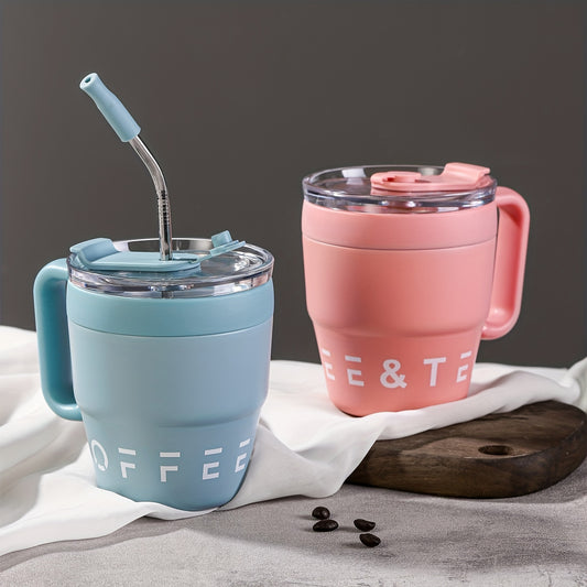 16oz Portable Coffee Cup Stainless Steel Insulated Mug