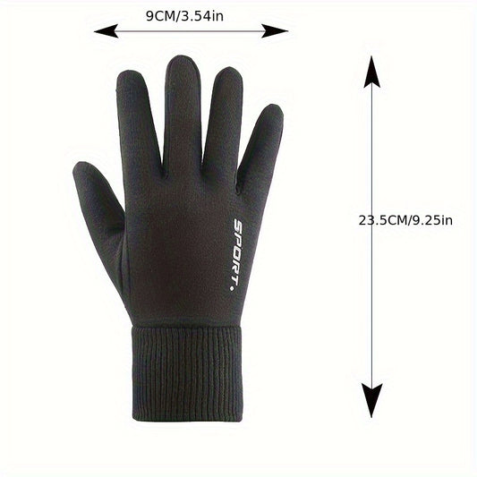 Winter Cycling Gloves Touch Screen Windproof Men's Motorcycle Gloves