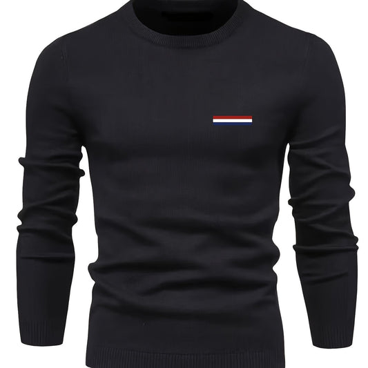 Men's Dragon Graphic Knitted Sweater