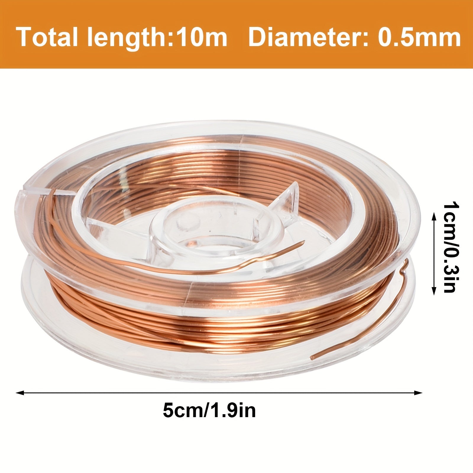 Enameled Copper Wire 0 5mm X 10m Tarnish Resistant Magnet Wire