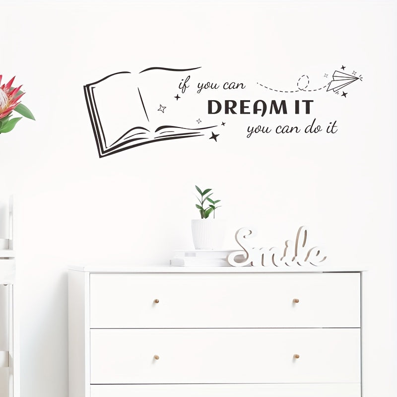 Dream It You Can Do It Wall Decals - Office Bedroom Sign Decor