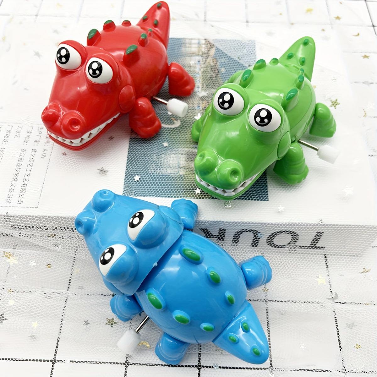 Chain Up Clockwork Crocodile Toy
