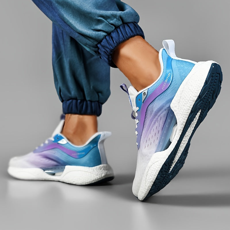 Thick Sole Lightweight Running Shoes Breathable Non Slip Outdoor Sneakers