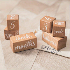 6pcs Baby Milestone Photo Props Set for Nursery Decor