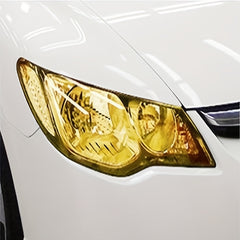 Golden Yellow Car Headlight Tail Light Changing Film