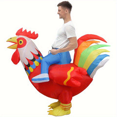 Inflatable Rooster Costume Funny Halloween Cosplay Party