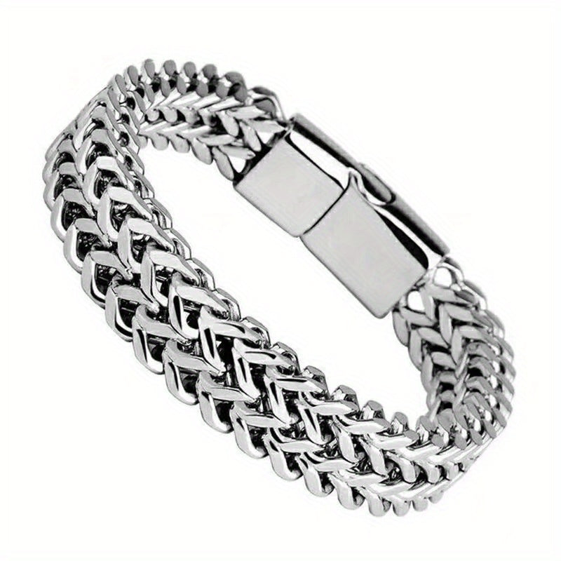 Hip Hop Titanium Steel Thick Version Street Trendsetter Men Bracelet
