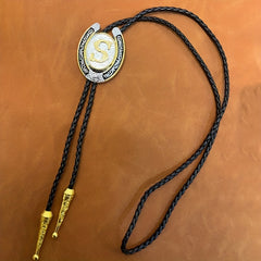Letter S Neckline Necklace Tie Retro Western Denim Shirt Sweater Accessory