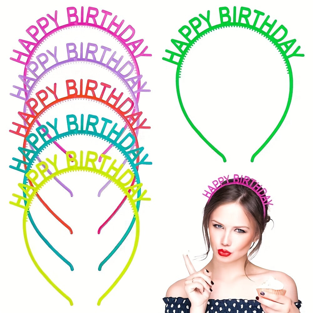 Birthday Luminous Headband Non slip Head Hoop Tiara Headdress