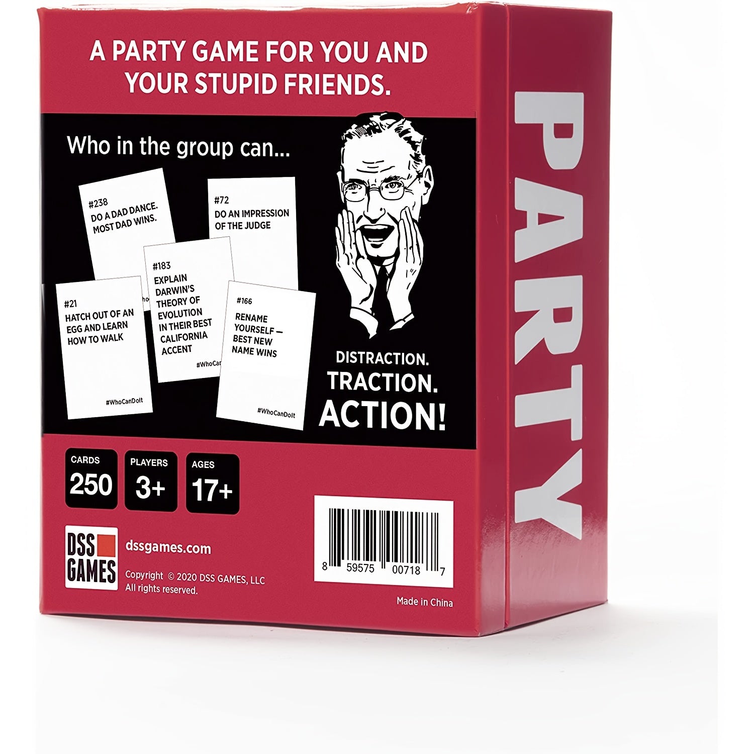 Halloween Party Game Cards Who Can Do It? Fun Board Game for Adults & Kids