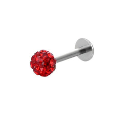 5pcs Rhinestone Labret Nose Stud Earrings
