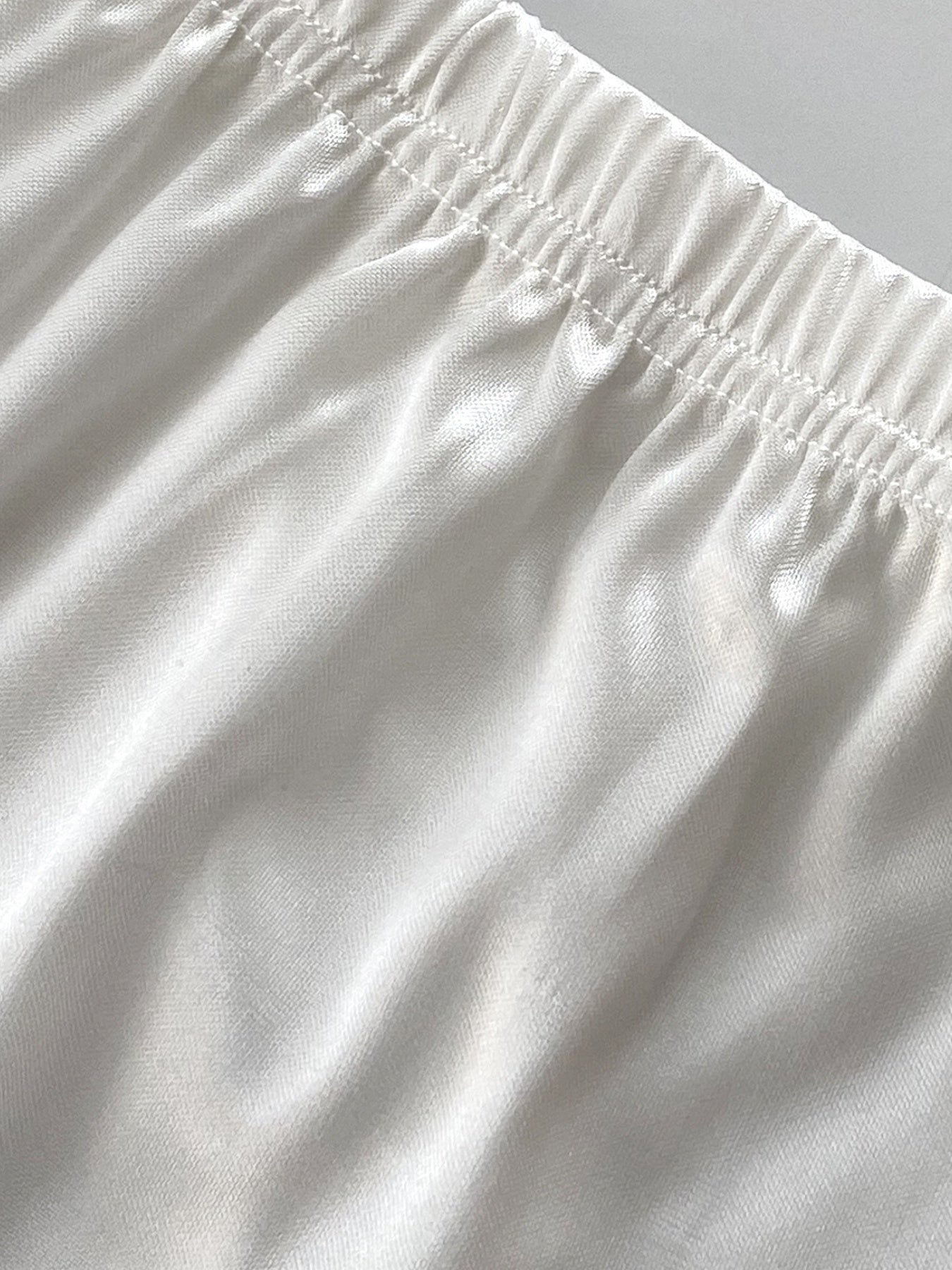 Lace Trim Solid Skirt Stretch Half Slips Petticoat Women's Underwear