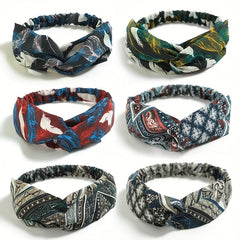 Vintage Makeup Headband Hair Band Elastic Soft Stretchy Wrap Hair Accessories