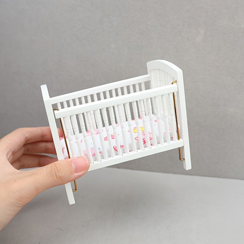 12 Dollhouse Dwarf Bed for Kids Room Scene