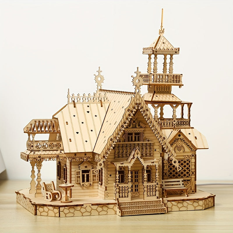 3D Wooden Architectural Model Decoration Gift