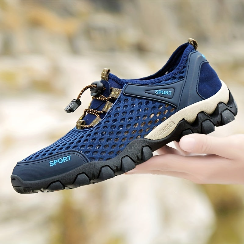 Men's Mesh Hiking Sneakers Non Slip Outdoor Shoes