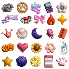 50pcs Cartoon 3D Graffiti Stickers for Notebook Computer Helmets DIY Han